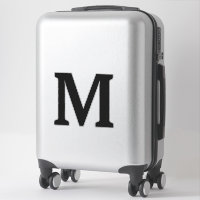 Initiales de monogramme noir Nom Couleur personnal