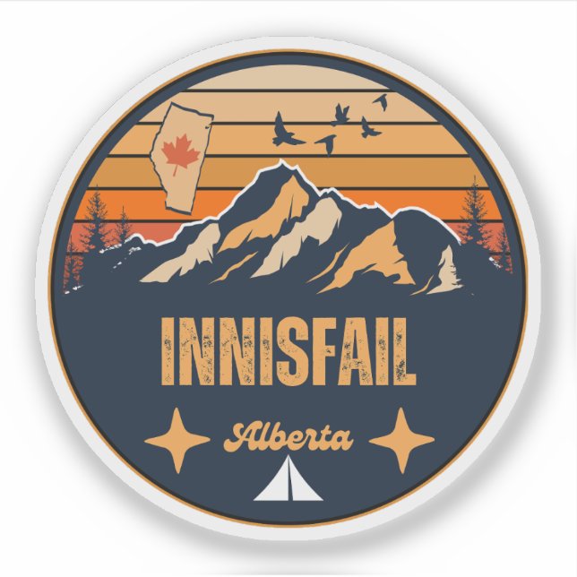 Sticker Innisfail (Alberta) (Devant)