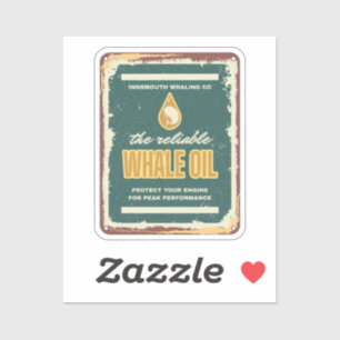 Sticker Innsmouth Whale Oil Lovecraft