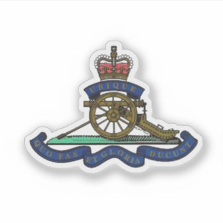 Sticker Insigne de l'Artillerie royale - Royaume-Uni