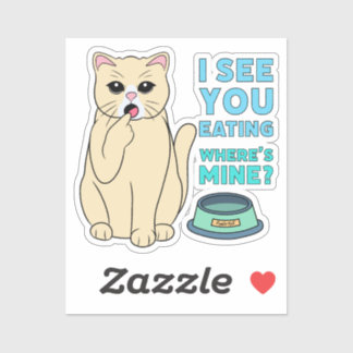 Sticker Inspecteur alimentaire Cat |