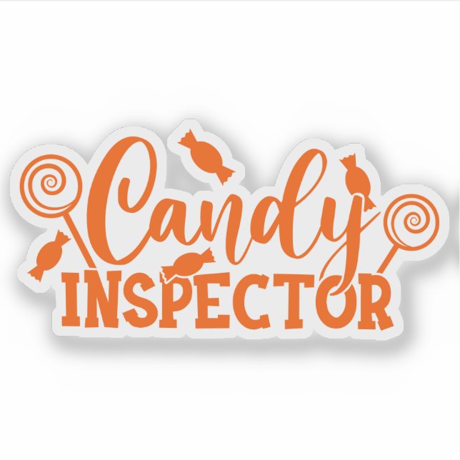 Sticker Inspecteur Halloween Candy (Devant)