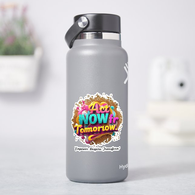 Sticker "Inspiration pour l'action" (HydroFlask)