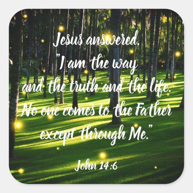 Sticker Inspirationnel Christian Scripture (Devant)