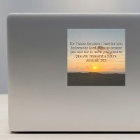 Inspirationnelle Bible Verse Jérémie 29:11 Lever d