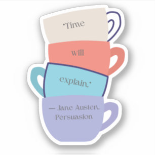 Sticker Inspiré Jane Austen