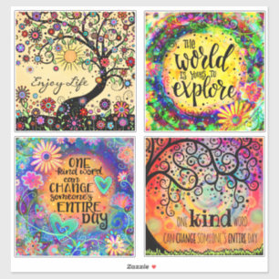 Sticker Inspirivity Pack de Variétés gaies Encouragement