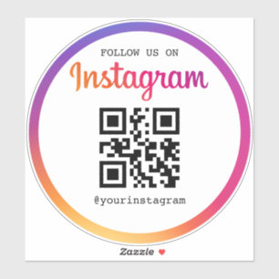 Sticker Instagram Business QR Code