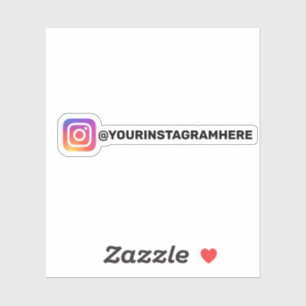 Sticker Instagram Social Media Personnalisé