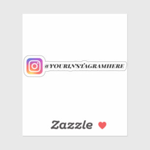 Sticker Instagram Social Media Personnalisé