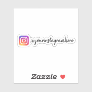 Sticker Instagram Social Media Personnalisé