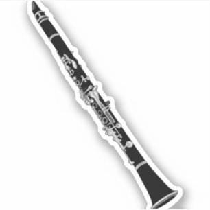 Sticker Instrument de musique Clarinet