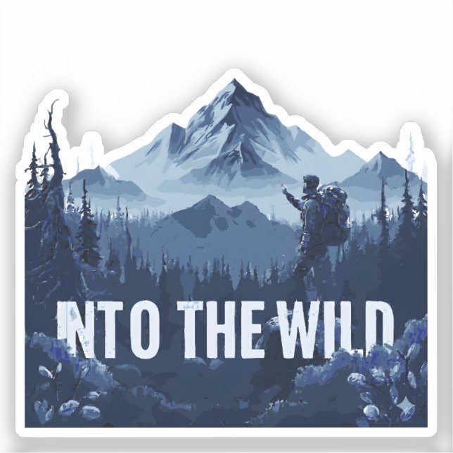 Sticker Into the Wild (Recto)