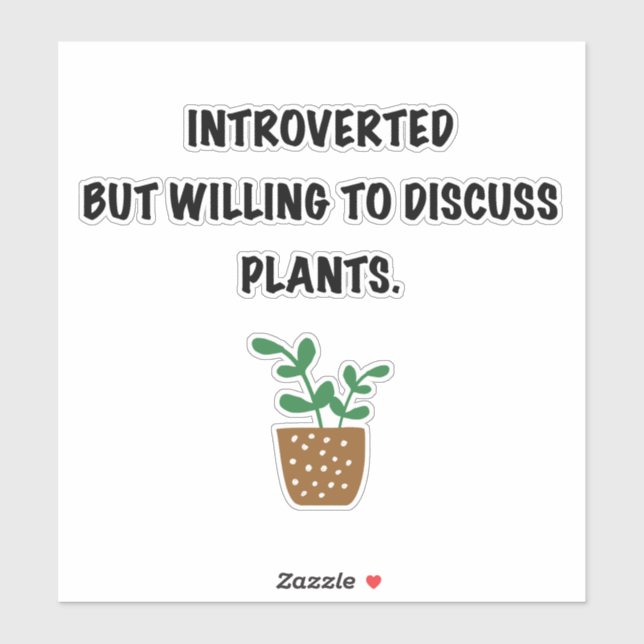 Sticker Introduction et plante (Feuille)