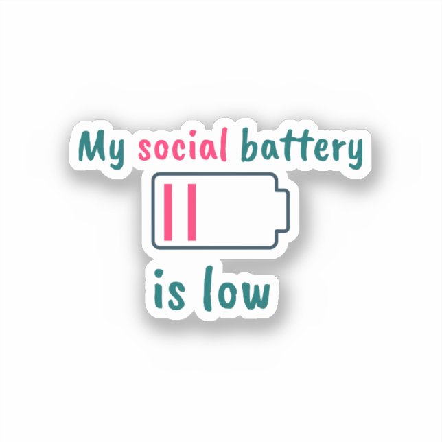 Sticker Introvertir l'Humour introduit (Recto)