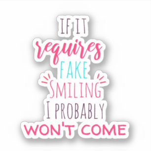 Sticker Introvertir l'Humour introduit