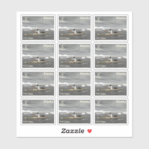 Sticker Inuit Kayak - Postage en Alaska
