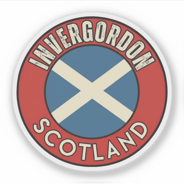 Sticker Invergordon, Écosse (Devant)
