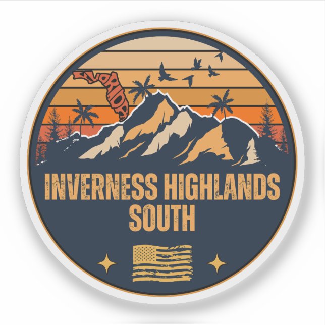 Sticker Inverness Highlands South, Floride  (Devant)