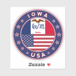 Sticker Iowa