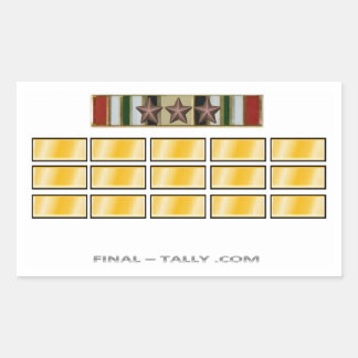 Sticker Iraq 15 mois avec 3 Star de campagne