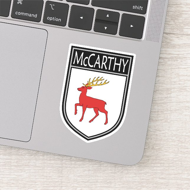 Sticker Irish Clan Crest - McCarthy (Détail)