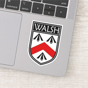 Sticker Irish Clan Crest - Walsh