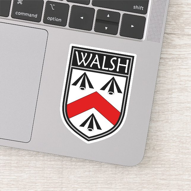 Sticker Irish Clan Crest - Walsh (Détail)