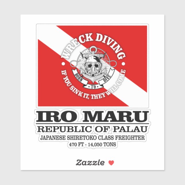 Sticker Iro Maru (meilleures épaves) (Feuille)
