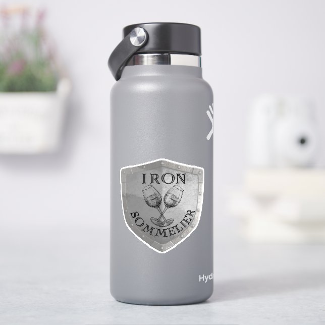 Sticker Iron Sommelier Wine Lover (HydroFlask)