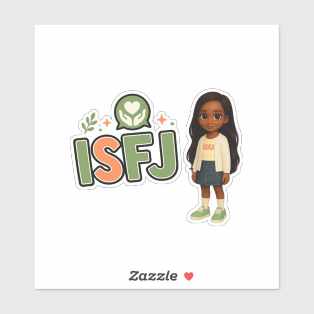 Sticker ISFJ — A Guardiã da Harmonia (Feuille)