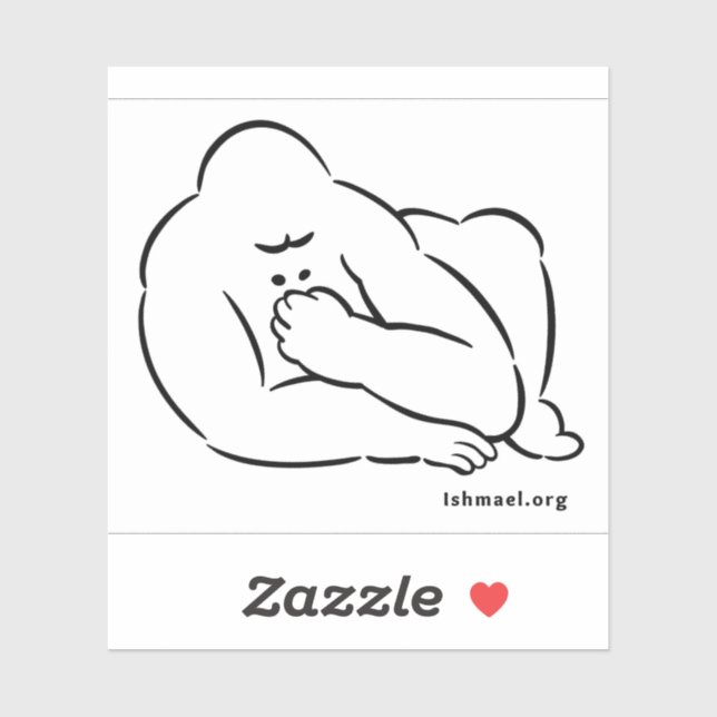 Sticker Ishmael par Daniel Quinn (Feuille)