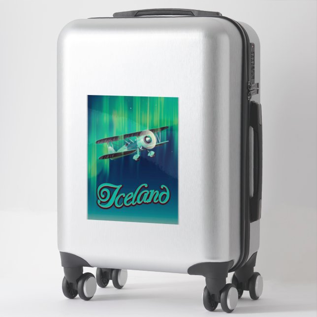 Sticker Islande (Sur valise)