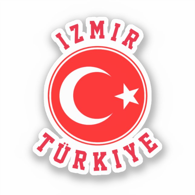 Sticker Izmir, Turquie (Recto)