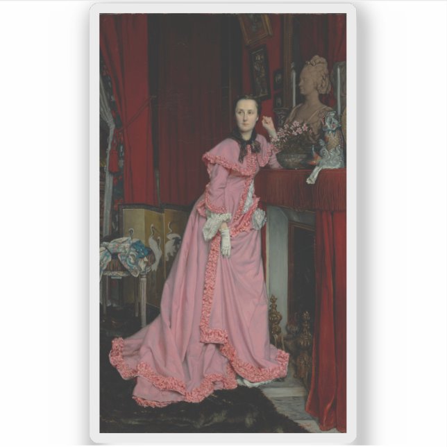 Sticker J. J. Tissot - Portrait du marquis de Miramon (Devant)