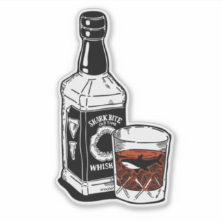 Sticker Jack Daniels a inspiré Whiskey Illustration