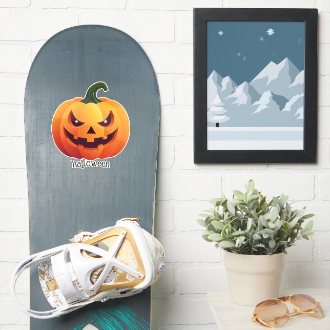 Sticker Jack-o-lanterne (Snowboard)