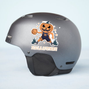 Sticker Jack-o'-Lantern's Fiery Slam Dunk : Nuit d'Hallowe
