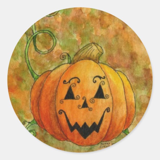 Sticker Jack O'Lantern (Devant)