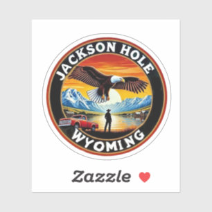 Sticker Jackson Hole, Wyoming États-Unis