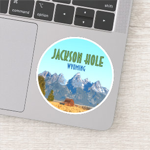 Sticker Jackson Hole Wyoming Vintage