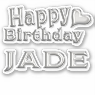 Sticker Jade Happy Birthday