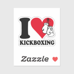 Sticker J'adore le kickboxing