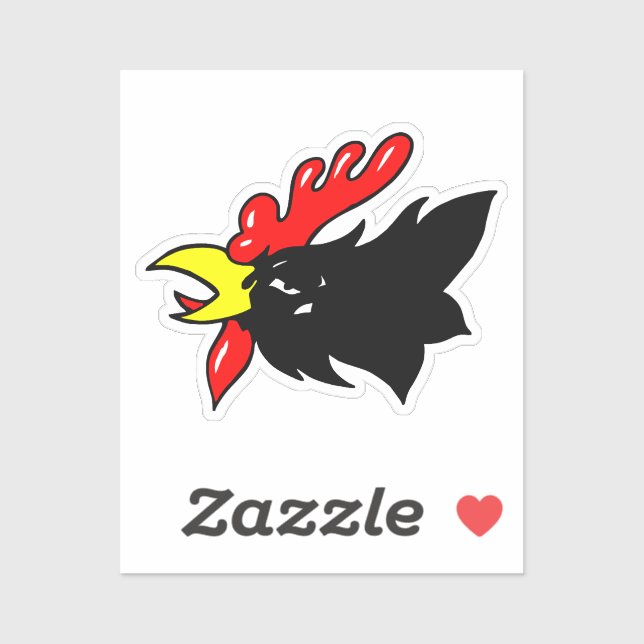 Sticker Jagdgeschwader 2 (JG 2) Maj Hans Assi Hahn Emblem (Feuille)