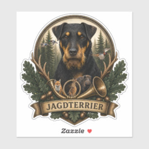 Sticker Jagdterrier, Logo de chasse