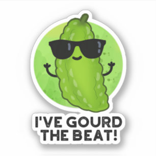 Sticker J'Ai Gourd The Beat Funny Veggie Pun
