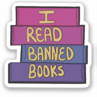 Sticker J'Ai Lu Des Livres Interdits