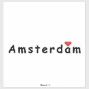 Sticker J'aime Amsterdam