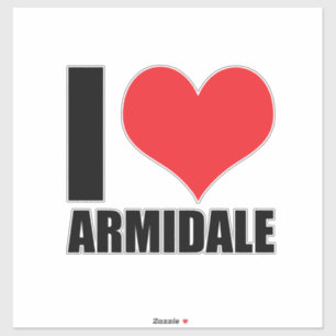 Sticker J'aime Armidale