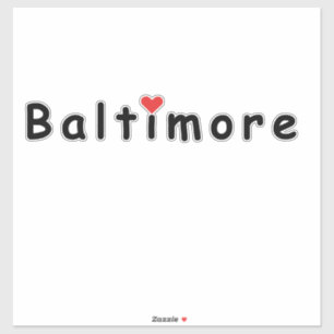 Sticker J'aime Baltimore
